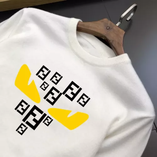 Replica Fendi Sweaters Long Sleeved For Men #1384798 $42.00 USD for Wholesale