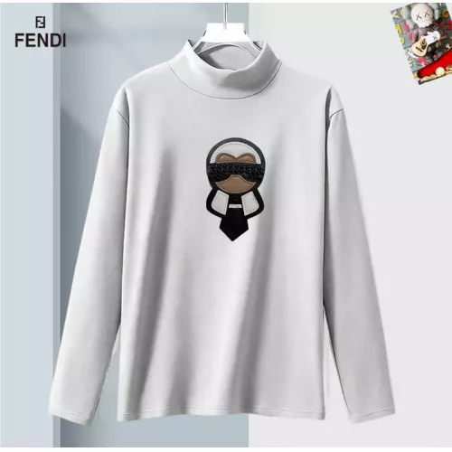 Cheap Fendi T-Shirts Long Sleeved For Men #1384947, $$40.00 USD On Fendi T-Shirts