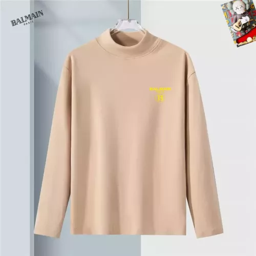 Cheap Balmain T-Shirts Long Sleeved For Men #1384988, $$40.00 USD On Balmain T-Shirts