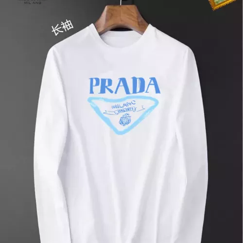 Cheap Prada T-Shirts Long Sleeved For Unisex #1385002, $$34.00 USD On Prada T-Shirts