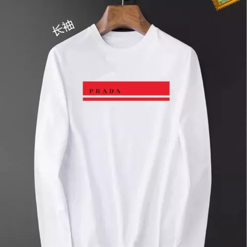 Cheap Prada T-Shirts Long Sleeved For Unisex #1385070, $$34.00 USD On Prada T-Shirts