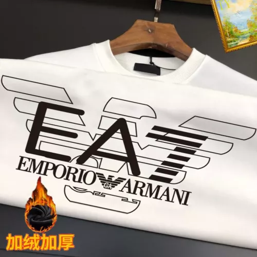 Replica Armani Hoodies Long Sleeved For Men #1385369 $45.00 USD for Wholesale