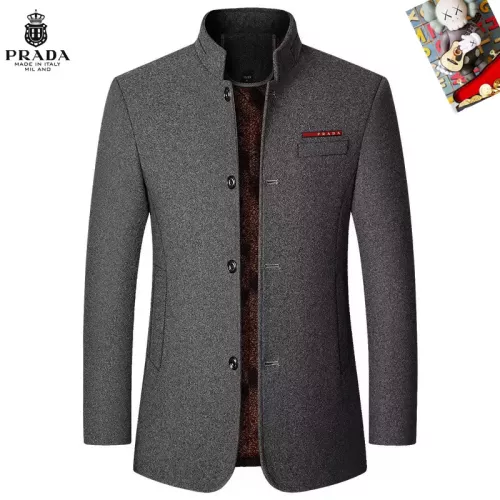 Cheap Prada Coat Long Sleeved For Men #1385446, $$80.00 USD On Prada Coat