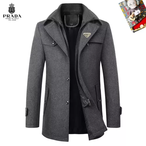 Cheap Prada Coat Long Sleeved For Men #1385452, $$80.00 USD On Prada Coat