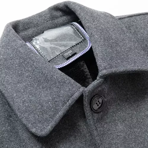 Replica Prada Coat Long Sleeved For Men #1385515 $80.00 USD for Wholesale