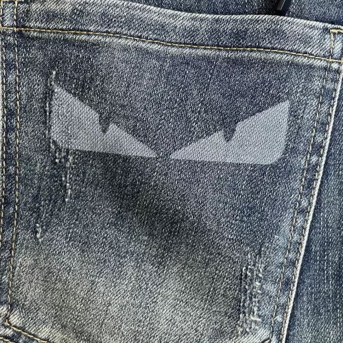 Replica Fendi Jeans For Men #1385917 $48.00 USD for Wholesale
