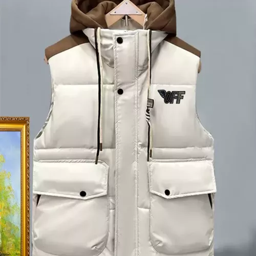 Cheap Off-White Jackets Sleeveless For Men #1386070, $$56.00 USD On Off-White Jackets