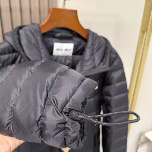 Replica MIU MIU Down Feather Coat Long Sleeved For Women #1386143 $160.00 USD for Wholesale