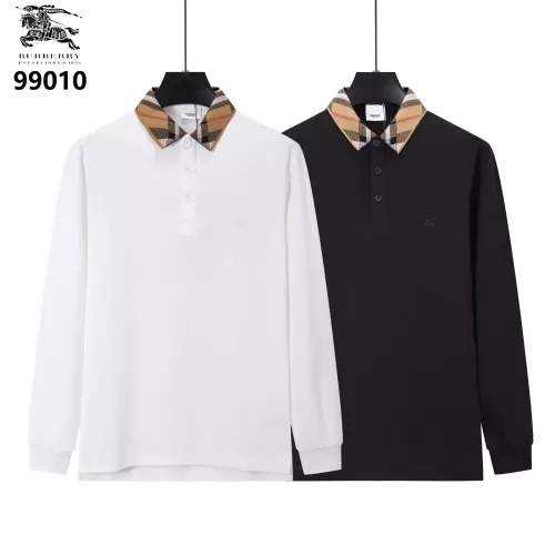 Replica Burberry T-Shirts Long Sleeved For Men #1386246 $40.00 USD for Wholesale