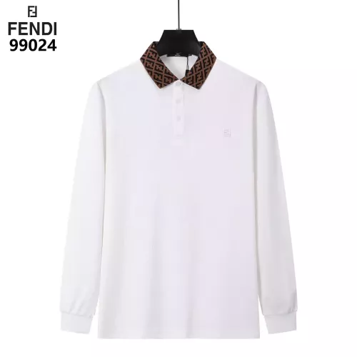 Cheap Fendi T-Shirts Long Sleeved For Men #1386261, $$40.00 USD On Fendi T-Shirts
