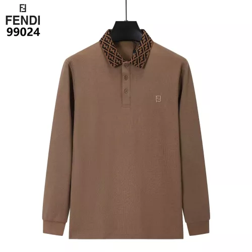 Cheap Fendi T-Shirts Long Sleeved For Men #1386262, $$40.00 USD On Fendi T-Shirts