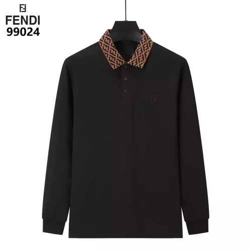 Cheap Fendi T-Shirts Long Sleeved For Men #1386263, $$40.00 USD On Fendi T-Shirts