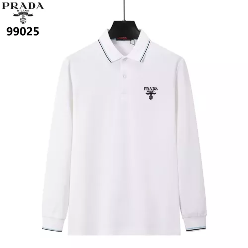 Cheap Prada T-Shirts Long Sleeved For Men #1386264, $$40.00 USD On Prada T-Shirts