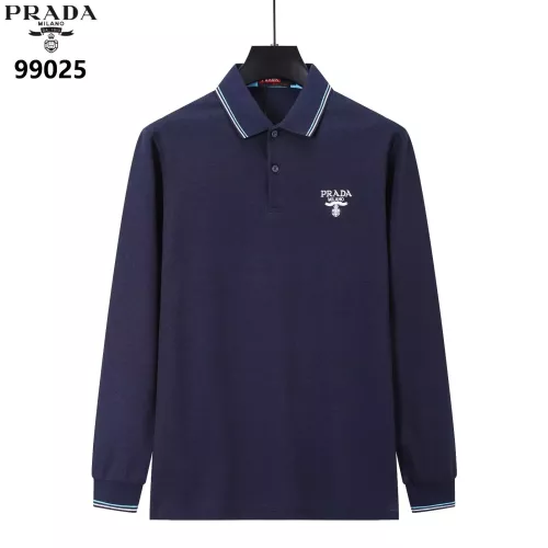 Cheap Prada T-Shirts Long Sleeved For Men #1386265, $$40.00 USD On Prada T-Shirts
