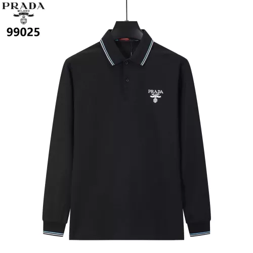 Cheap Prada T-Shirts Long Sleeved For Men #1386266, $$40.00 USD On Prada T-Shirts