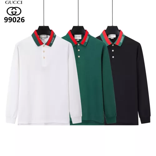 Replica Gucci T-Shirts Long Sleeved For Men #1386267 $40.00 USD for Wholesale