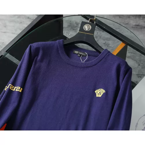 Replica Versace Sweaters Long Sleeved For Men #1386321 $42.00 USD for Wholesale