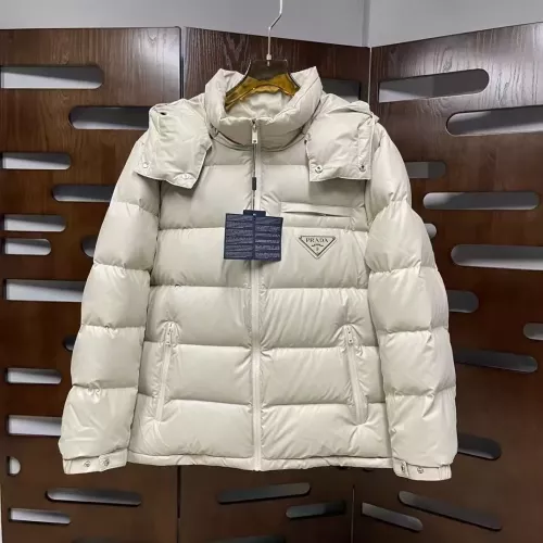 Cheap Prada Down Feather Coat Long Sleeved For Men #1386358, $$145.00 USD On Prada Down Feather Coat