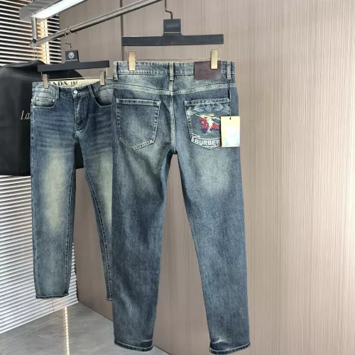 Replica Burberry Jeans For Men #1386830 $80.00 USD for Wholesale