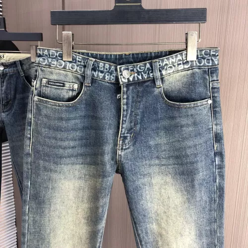 Replica Dolce & Gabbana D&G Jeans For Men #1386841 $80.00 USD for Wholesale