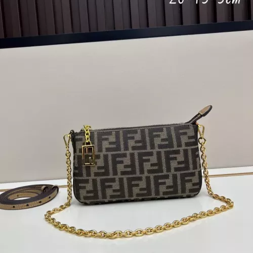 Cheap Fendi AAA Quality Shoulder Bags For Women #1386917, $$76.00 USD On Fendi AAA Quality Shoulder Bags