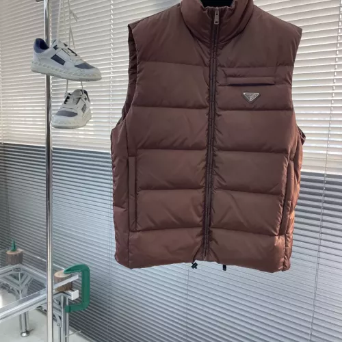 Cheap Prada Down Feather Coat Sleeveless For Men #1386947, $$155.00 USD On Prada Down Feather Coat