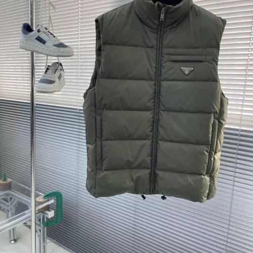 Cheap Prada Down Feather Coat Sleeveless For Men #1386948, $$155.00 USD On Prada Down Feather Coat