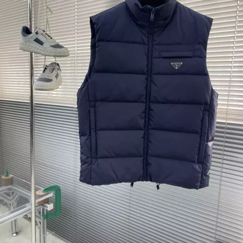 Cheap Prada Down Feather Coat Sleeveless For Men #1386949, $$155.00 USD On Prada Down Feather Coat