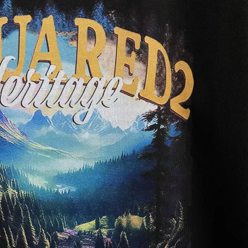 Replica Dsquared Hoodies Long Sleeved For Men #1387237 $42.00 USD for Wholesale