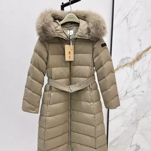 Cheap Burberry Down Feather Coat Long Sleeved For Women #1387257, $$261.16 USD On Burberry Down Feather Coat