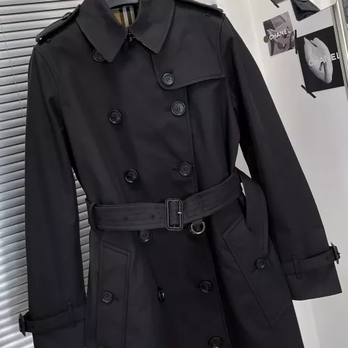 Replica Burberry Trench Coat Long Sleeved For Women #1387274 $162.00 USD for Wholesale