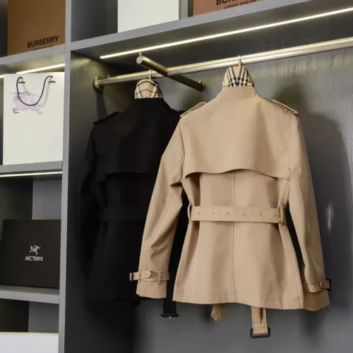 Replica Burberry Trench Coat Long Sleeved For Women #1387277 $162.00 USD for Wholesale