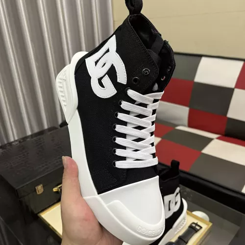 Replica Dolce & Gabbana D&G High Top Shoes For Men #1387371 $85.00 USD for Wholesale
