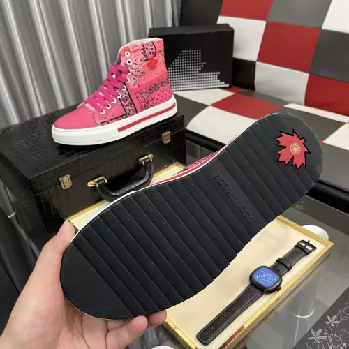 Replica Dsquared High Tops Shoes For Men #1387429 $82.00 USD for Wholesale