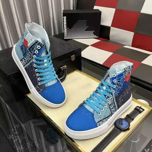 Cheap Dsquared High Tops Shoes For Men #1387430, $$82.00 USD On Dsquared High Tops Shoes