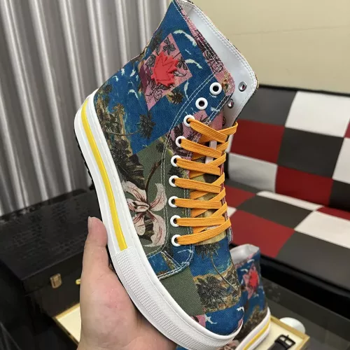 Replica Dsquared High Tops Shoes For Men #1387431 $82.00 USD for Wholesale