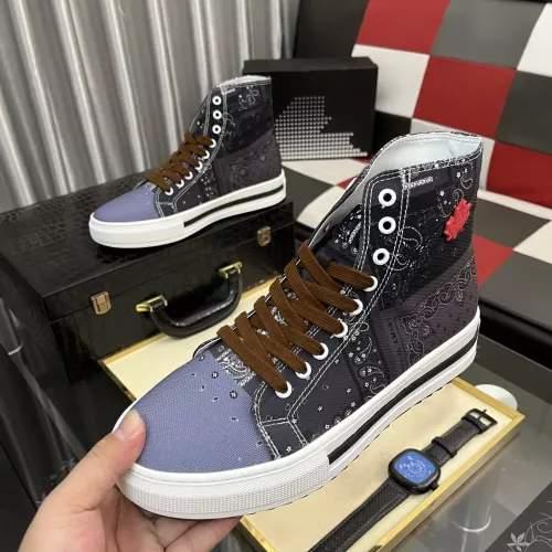 Replica Dsquared High Tops Shoes For Men #1387432 $82.00 USD for Wholesale