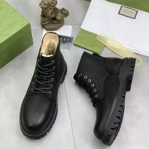 Replica Gucci Boots For Men #1387625 $105.00 USD for Wholesale