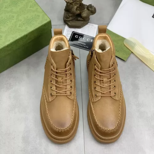 Replica Gucci Boots For Men #1387627 $105.00 USD for Wholesale