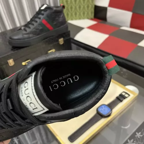 Replica Gucci High Tops Shoes For Men #1387724 $88.00 USD for Wholesale