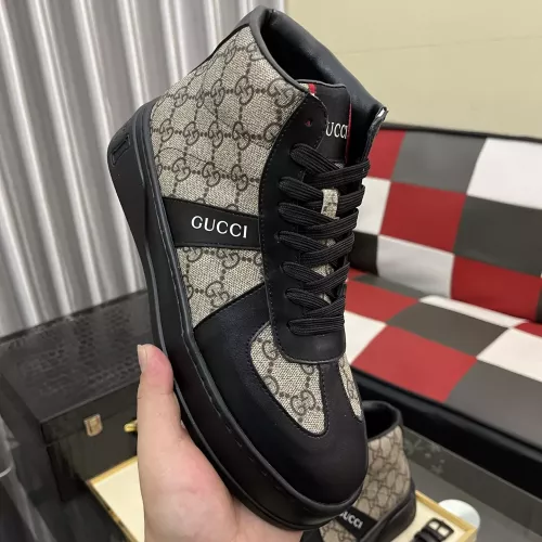 Replica Gucci High Tops Shoes For Men #1387725 $85.00 USD for Wholesale