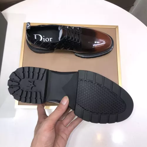 Replica Christian Dior Leather Shoes For Men #1387862 $128.00 USD for Wholesale