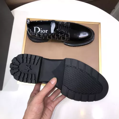 Replica Christian Dior Leather Shoes For Men #1387863 $128.00 USD for Wholesale