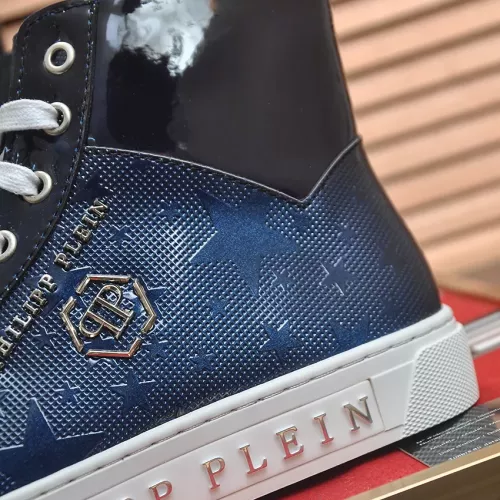 Replica Philipp Plein PP High Tops Shoes For Men #1387892 $92.00 USD for Wholesale