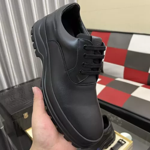 Replica Salvatore Ferragamo Leather Shoes For Men #1387949 $118.00 USD for Wholesale