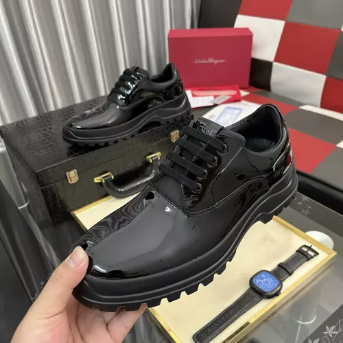 Cheap Salvatore Ferragamo Leather Shoes For Men #1387955, $$118.00 USD On Salvatore Ferragamo Leather Shoes