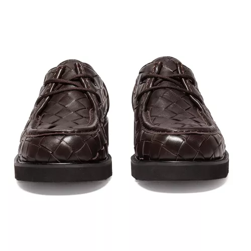 Replica Bottega Veneta BV Leather Shoes For Men #1387966 $145.00 USD for Wholesale