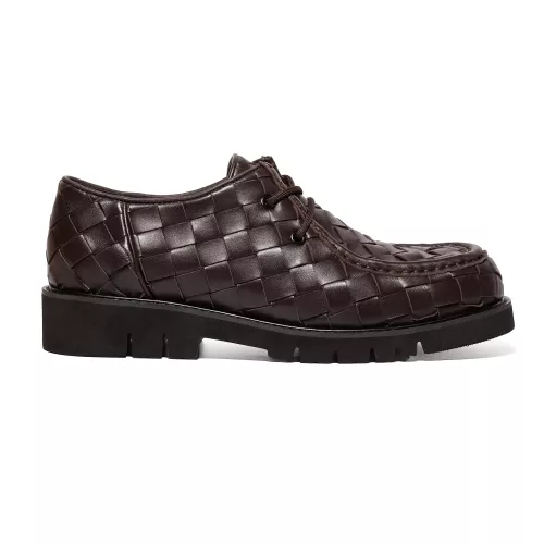 Replica Bottega Veneta BV Leather Shoes For Women #1387967 $145.00 USD for Wholesale