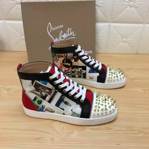 Cheap Christian Louboutin High Top Shoes For Men #1388022, $$96.00 USD On Christian Louboutin High Top Shoes