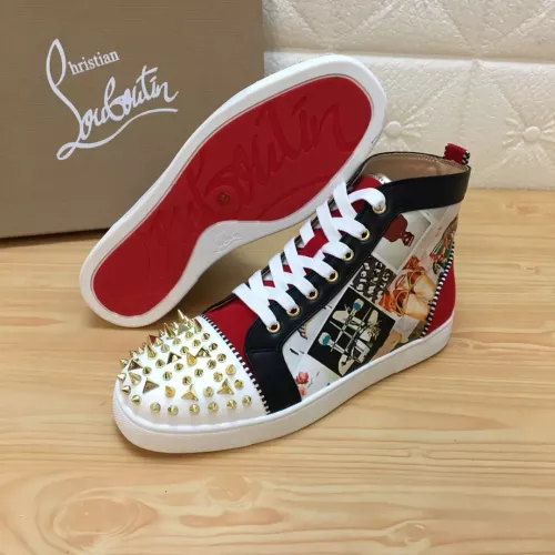 Replica Christian Louboutin High Top Shoes For Men #1388022 $96.00 USD for Wholesale